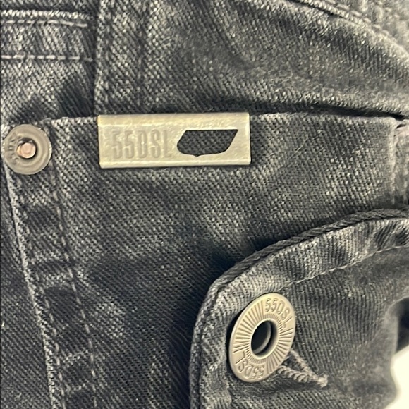 55DSL Stylish Black Denim Jeans size 22 - Picture 3 of 6